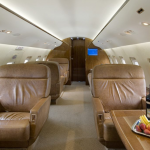 Comfort flying private jet
