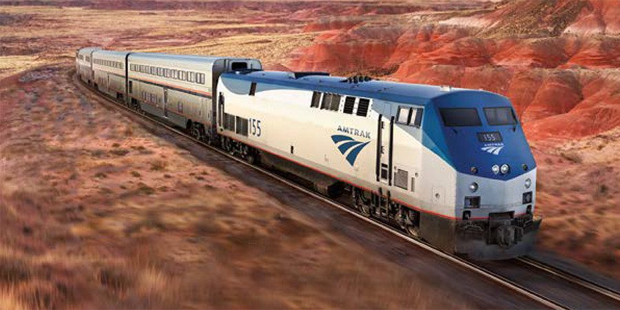 Amtrak train routes