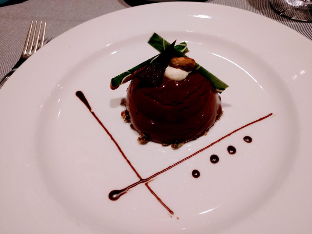 Dessert on a cruise