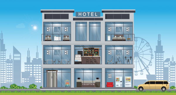 Hi tech hotel