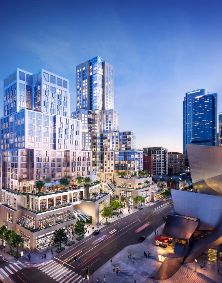 Downtown Grand Los Angeles by Frank Gehry