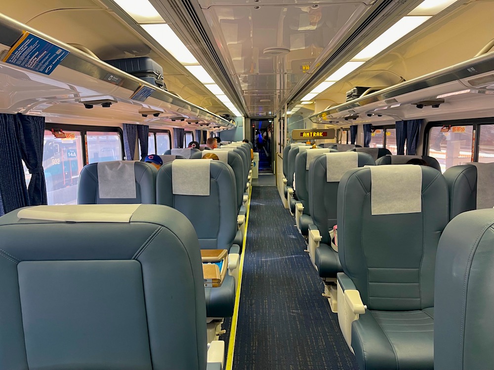 Pacific Surfliner Business Class Seats