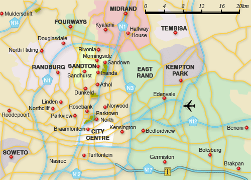Йоханнесбург на карте. Йоханнесбург гугл карта. Карта Йоханнесбурга с районами. Безопасные районы Йоханнесбурга на карте.