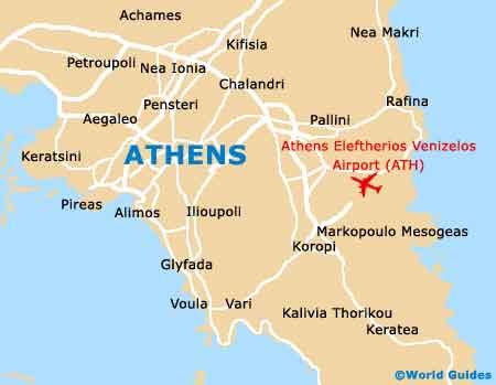 Map of Athens