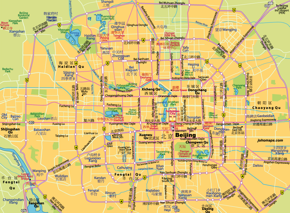 Beijing Map