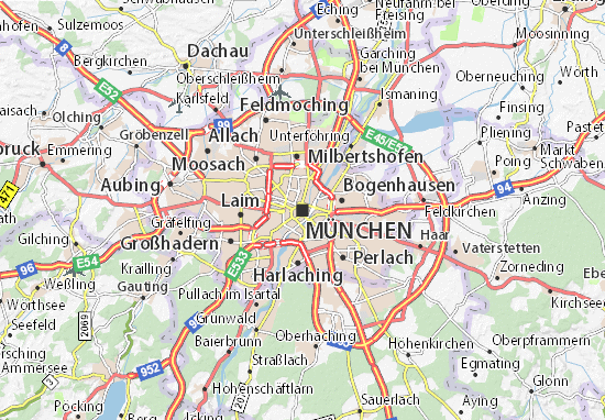Map of Munich