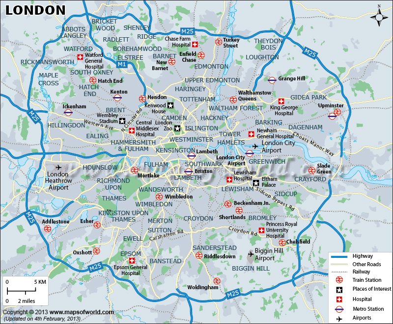 Map of London