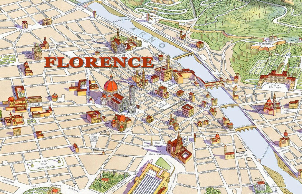 Map of Florence