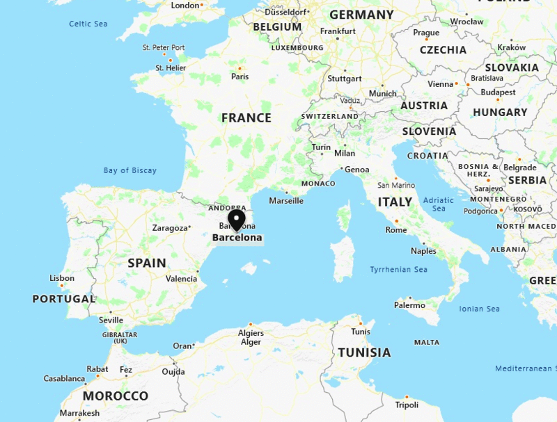 Barcelona Map