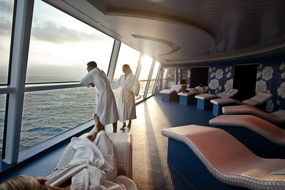 Celebrity Solstice deck plans in Cabo spa