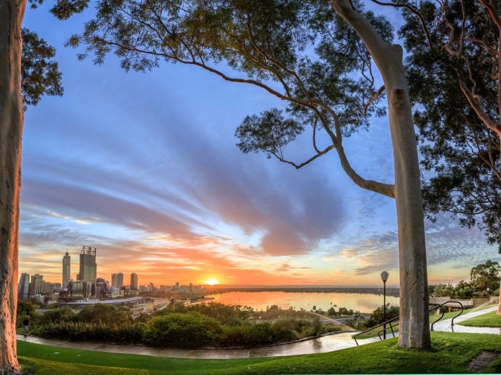 Trip to Australia sunset Perth
