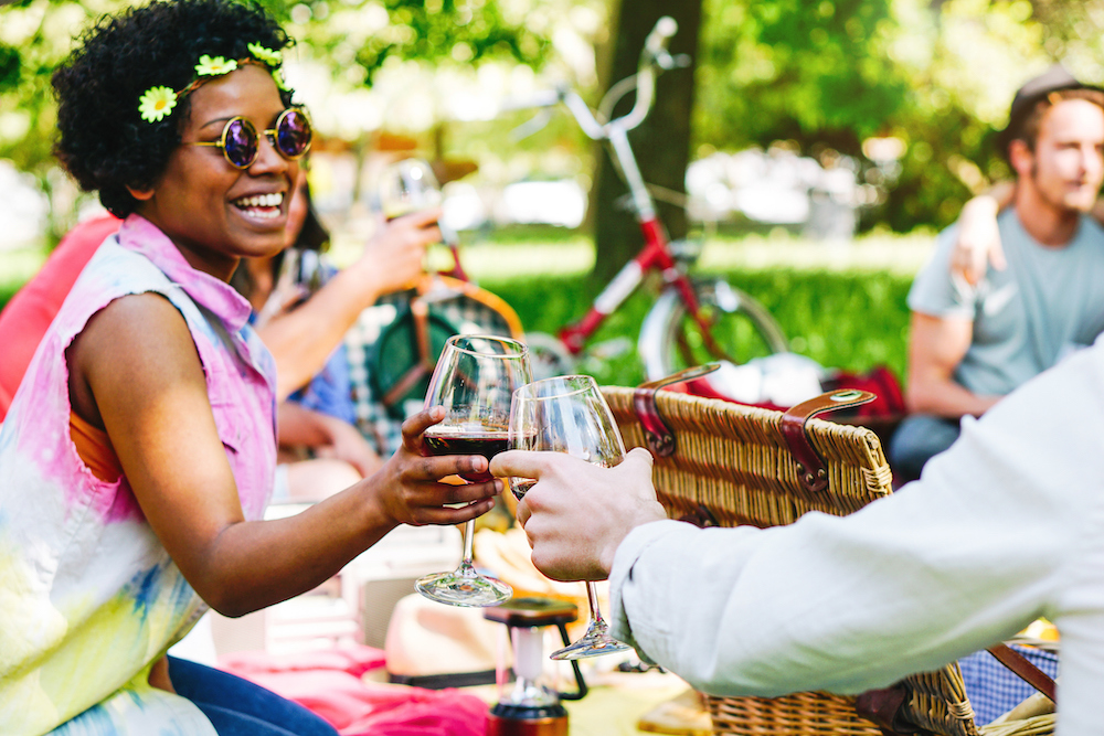 California wineries picnic