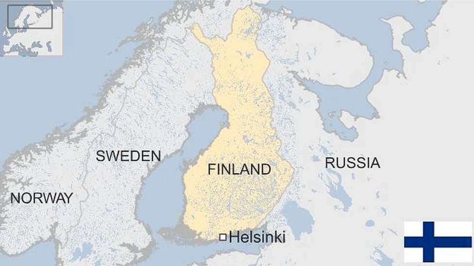 Travel to Finland map