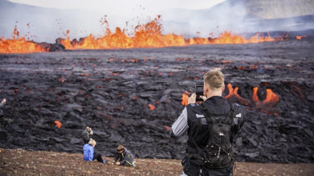 Flying to Iceland for free to see volcano