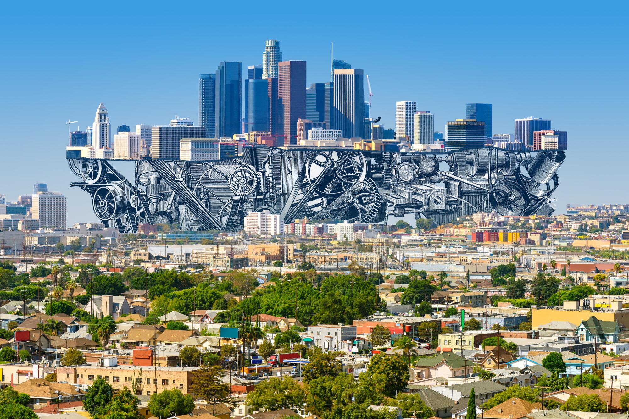 Time Spent in Los Angeles city view