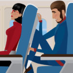 Airline seats Shrinking