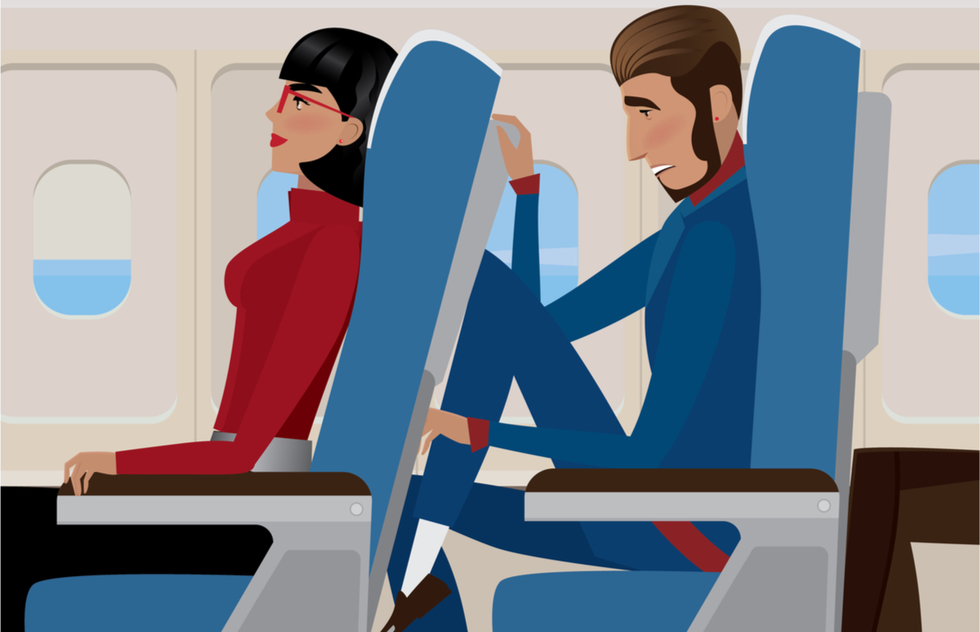 Airline seats Shrinking