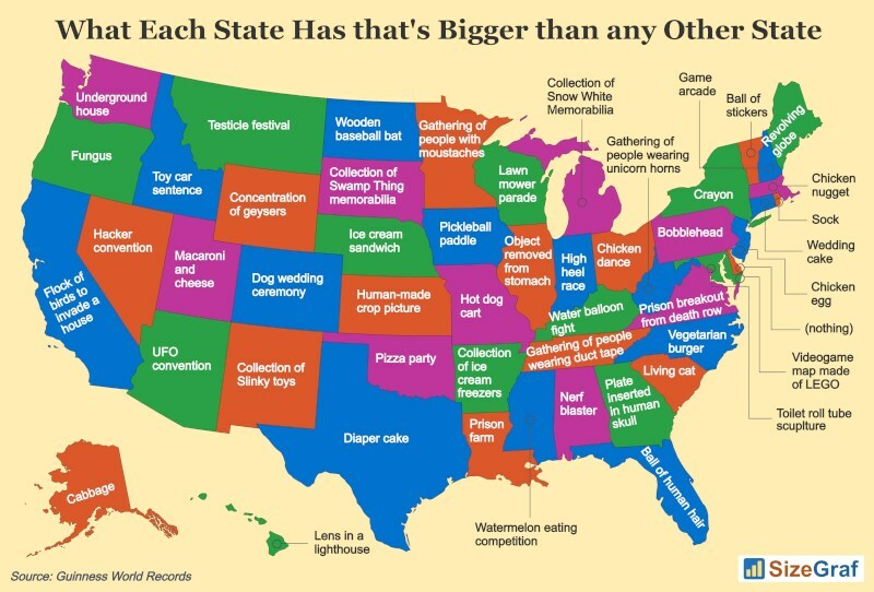 weirdest places on earth by US states