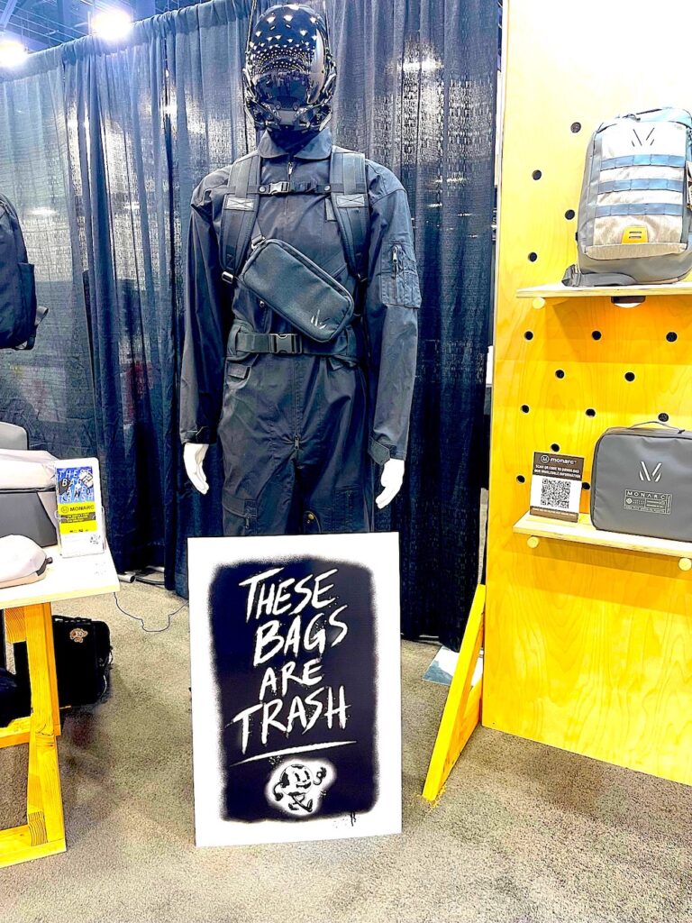 travel Bags made out of Trash